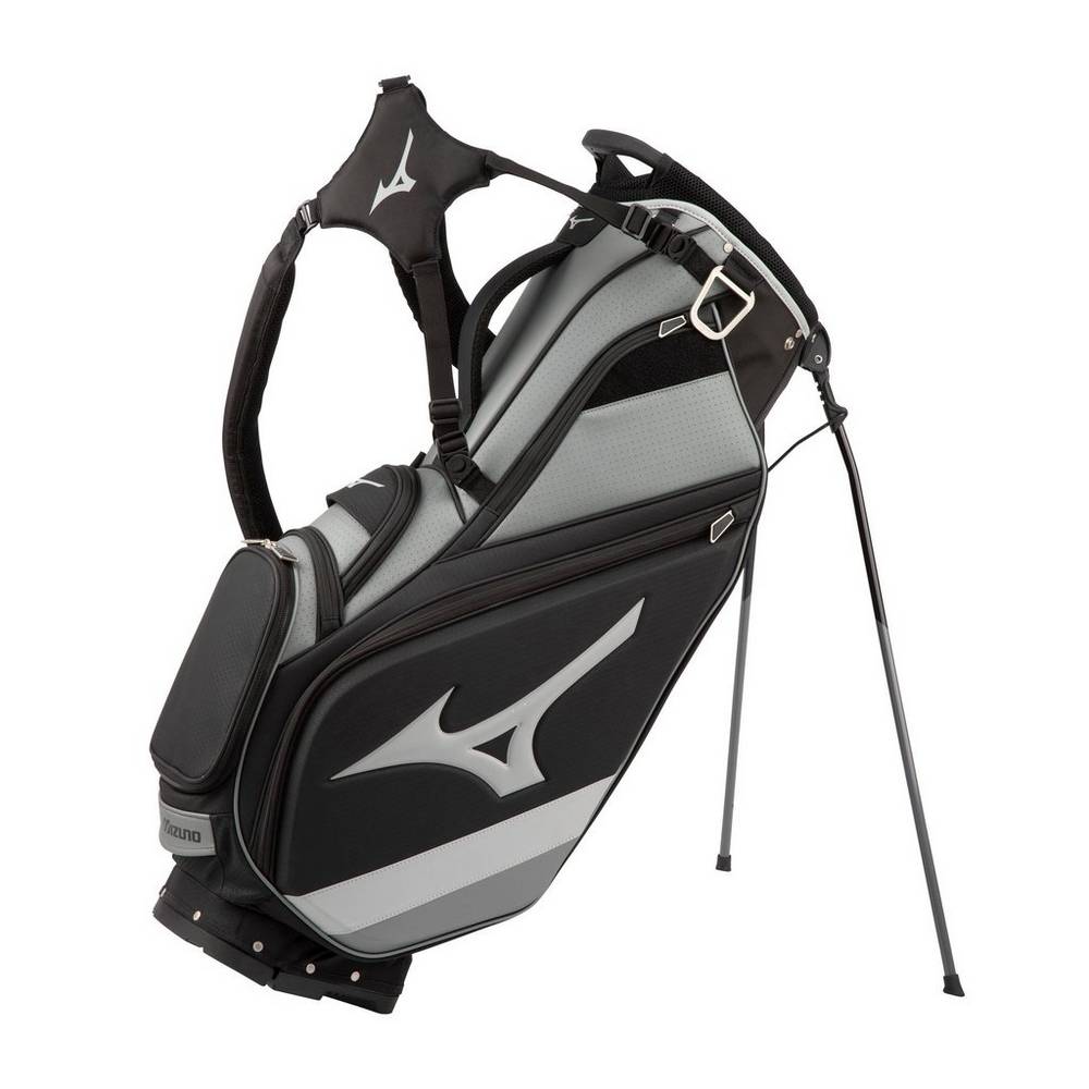 Borse Mizuno Tour 14-Way Stand Donna - Nere/Grigie - 43807-XBME